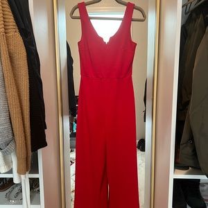 Red jumpsuit size M